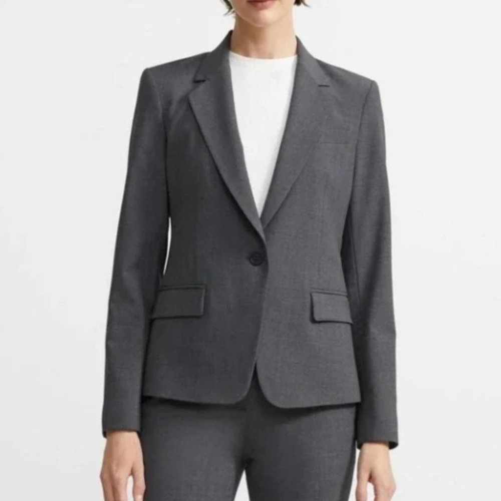 Theory Gabe B 2 One Button Blazer, Wool Blend